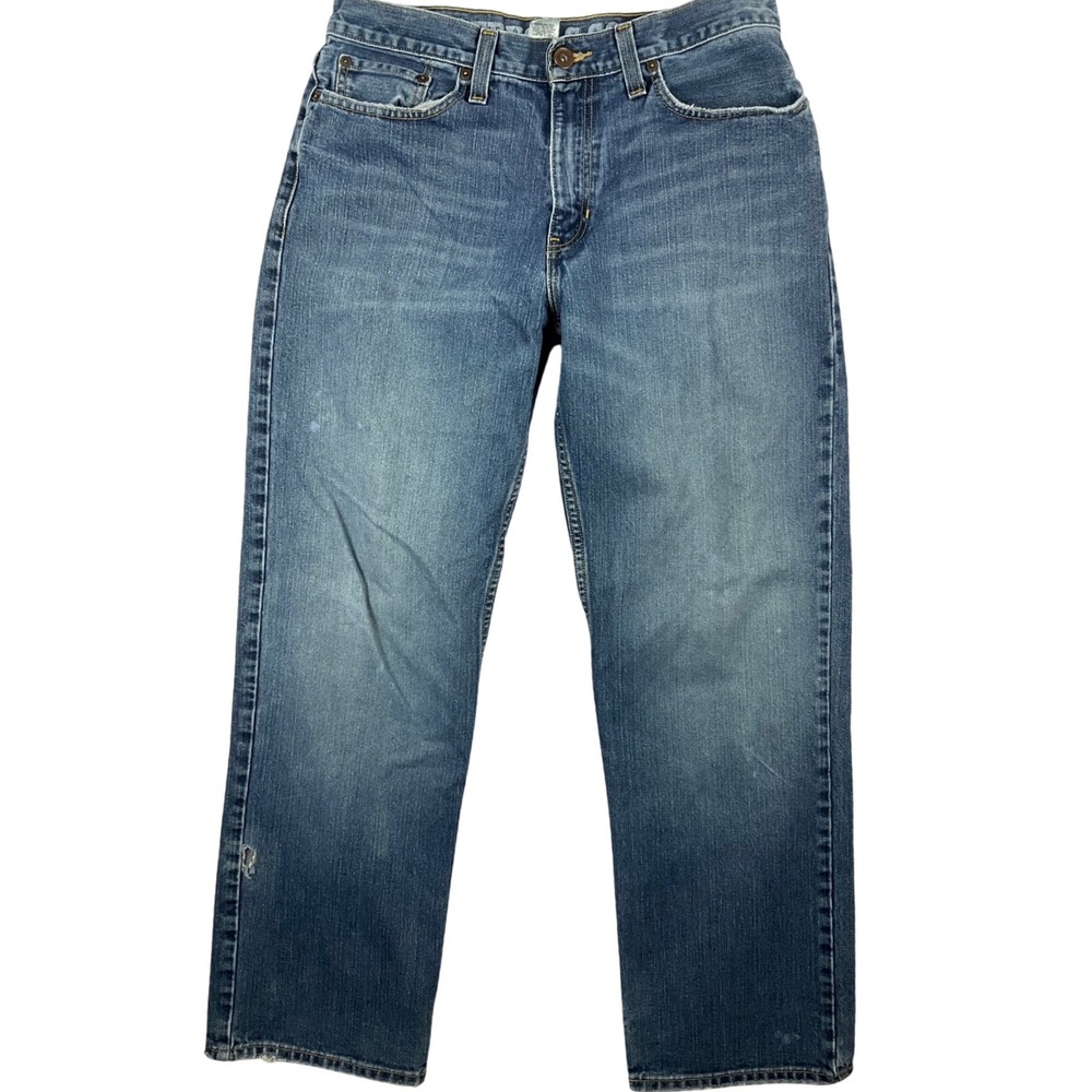 Roebuck Co‎ Mens Straight Leg Jeans Medium Wash Blue Denim 32x30 (fits 32x29))